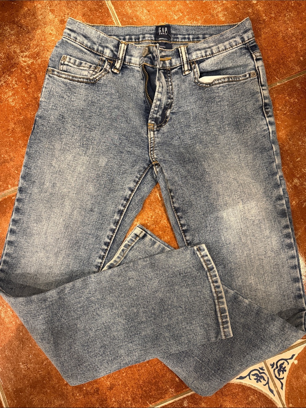 GAP Light Blue Kids Jeans - Classic Five-Pocket sz 12